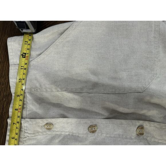 Liz Claiborne Sport Button Linen Blend Skirt Waist Size 8 - Picture 8 of 10
